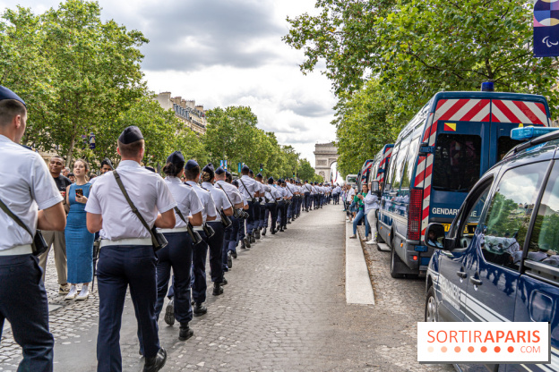 14 juillet, 7000 gendarmes et policiers mobilisés pour la Coupe du Monde et le defilé