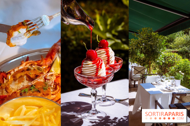 La terrasse-restaurant en jardin du Shangri-La Paris : Summer by La Bauhinia pour les beaux jours