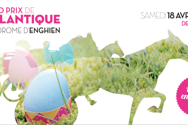 Le Grand prix de l'Atlantique 2015 à l'Hippodrome d'Enghien, chasse aux oeufs