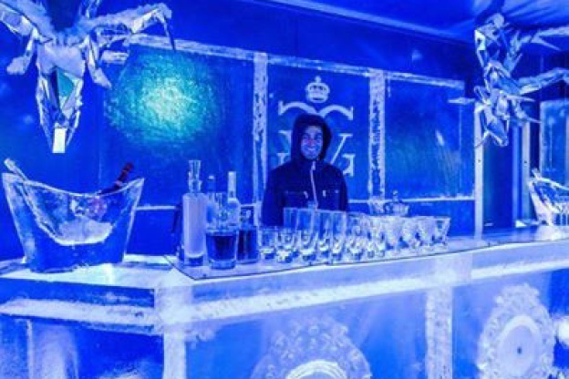 Ice lounge experience, le bar givré du George V
