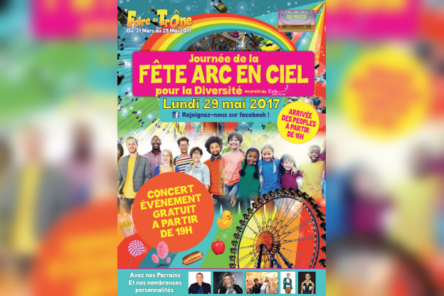 La Journée de la Fête Arc en Ciel à la Foire du Trône