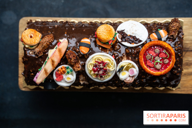 La Bûche de Noël insolite de Gabriella pour le Secours Populaire