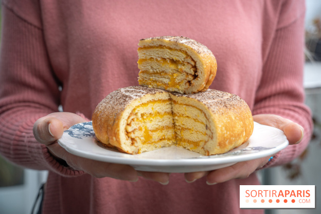 Un gâteau de crêpes soufflées signé Claire Heitzler pour la Chandeleur 2022