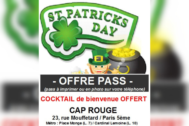 St Patrick Party au Cap Rouge