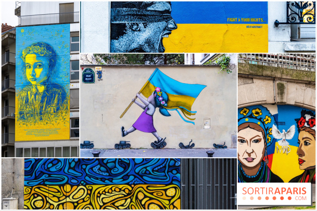 Quand le Street Art soutient l'Ukraine à Paris