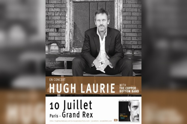 hugh laurie au grand rex, concert