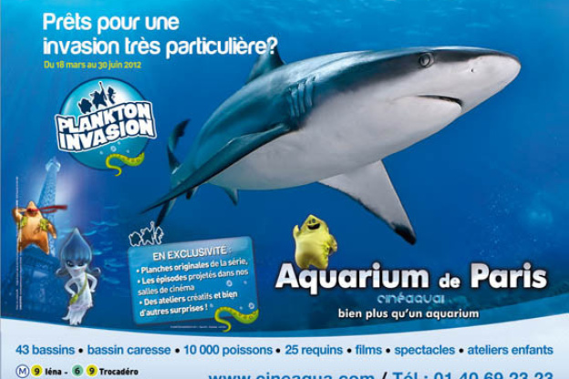 plankton invasion, aquarium de paris, nouvelle exposition