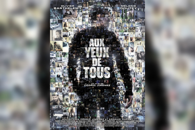 L'équipe du film "Aux yeux de tous" à l'Aplle Store Opéra ce 29 mars