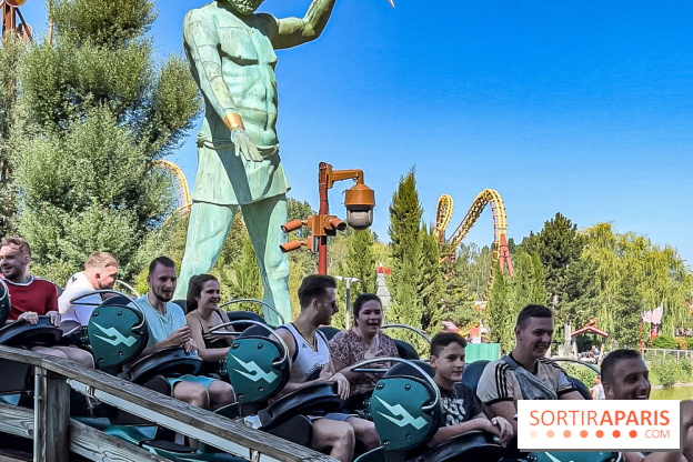Tonnerre 2 Zeus au Parc Astérix : le nouveau grand huit inauguré, Zeus a changé de slip
