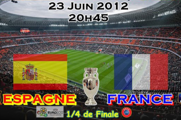 match france espagne au stade charlety, euro 2012
