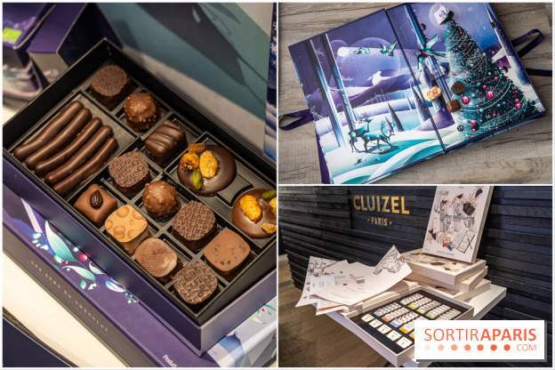 Les chocolats et le calendrier de l'Avent 2022 Cluizel