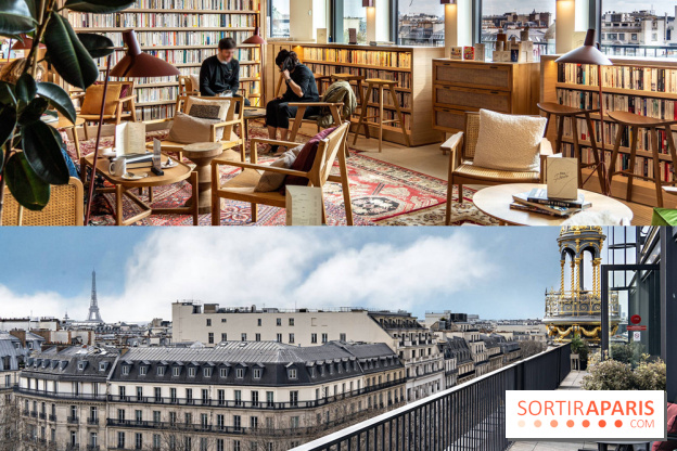 Le Bar Perché : un bar littéraire & sa terrasse avec vue se hisse au 7e étage du Printemps Haussmann