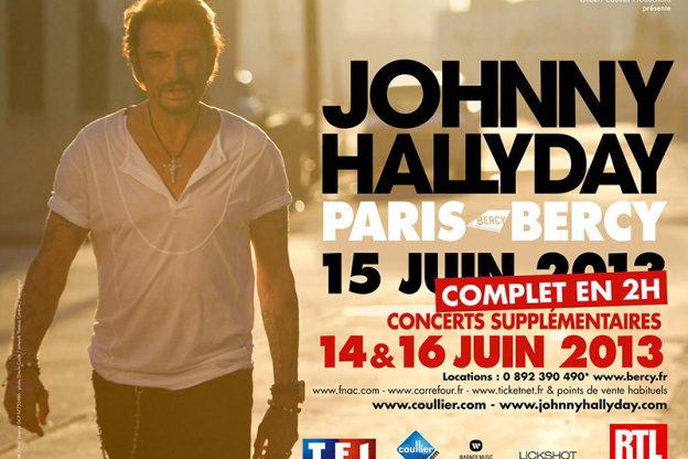 Johnny Hallyday en concert à Paris Bercy 2013, dates supplémentaires