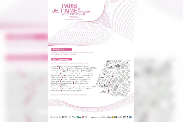 Paris je t'aime 3, le parcours artistique en forme de cœur