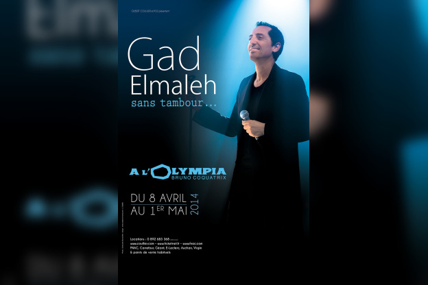 Gad Elmaleh et son spectacle "Sans Tambour" à l'Olympia