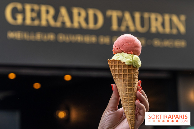 Le nouveau glacier Gérard Taurin à Paris, Meilleur Ouvrier de France 