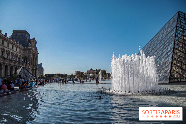 Canicule à Paris et en Ile-de-France, qui sont les plus vulnérables ?  - fontaine - louvre
