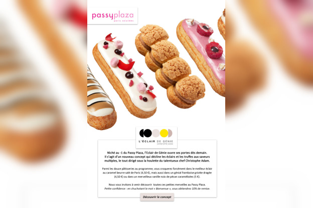 L'Eclair de Génie du Passy Plaza ouvre ses portes
