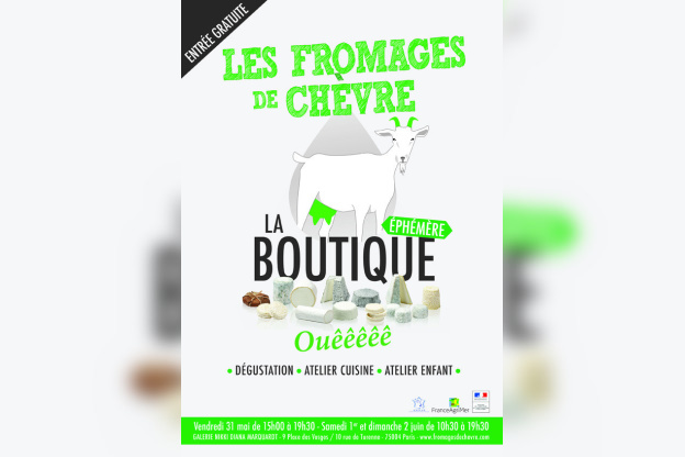 Les Fromages de Chèvre, la boutique éphémère
