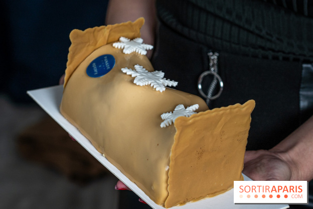 Bûche de Noël "Slalom" par Merouan Bounekraf en Livraison Nationale