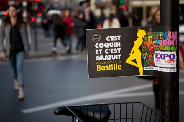 Sex in the city 2013, l'Expo à la Bastille par Solidarité Sida