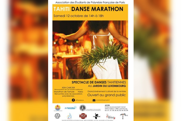 Marathon de danse tahitienne au Jardin du Luxembourg