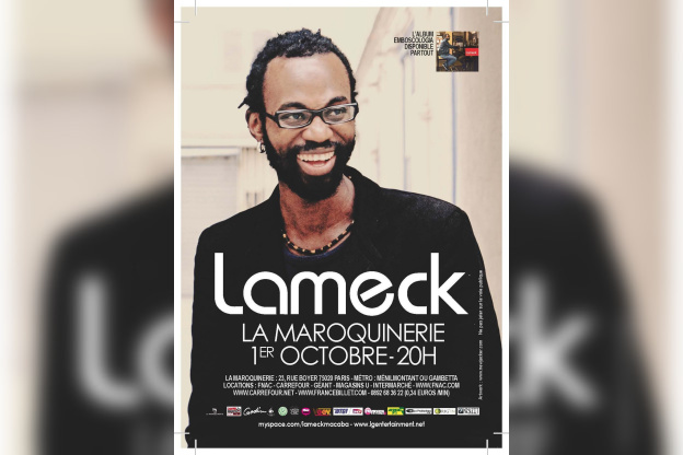 Lameck en concert à La Maroquinerie