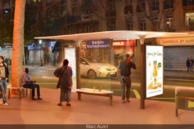 Prix affichage abribus paris