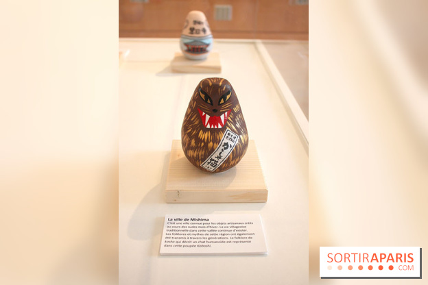 Exposition Okiagari Koboshi, les poupées japonaises au Chai de Bercy