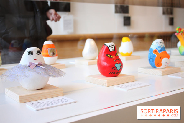 Exposition Okiagari Koboshi, les poupées japonaises au Chai de Bercy