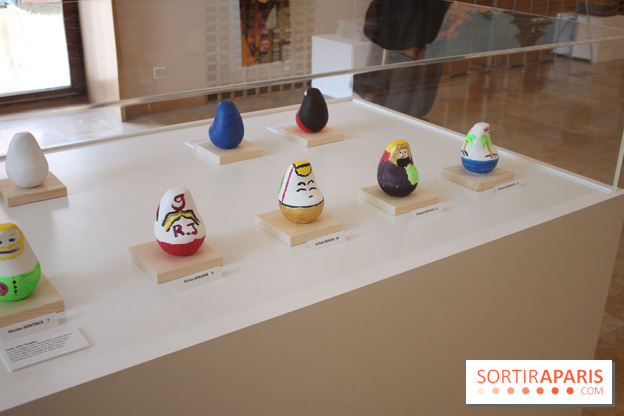 Exposition Okiagari Koboshi, les poupées japonaises au Chai de Bercy