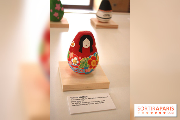 Exposition Okiagari Koboshi, les poupées japonaises au Chai de Bercy