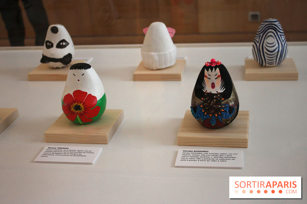 Exposition Okiagari Koboshi, les poupées japonaises au Chai de Bercy
