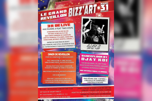 LE GRAND REVEILLON BIZZ'ART 2013/2014 !