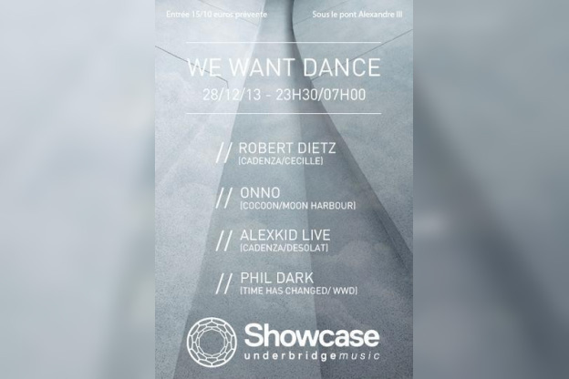 WE WANT DANCE : THE 70'S SHOWCASE AVEC ROBERT DIETZ, ALEXKID, ONNO & PHIL DARK
