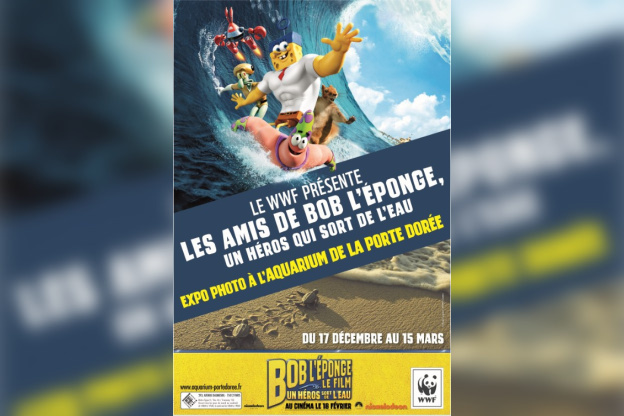 Bob l'Eponge à l'Aquarium de Paris, jeu-concours