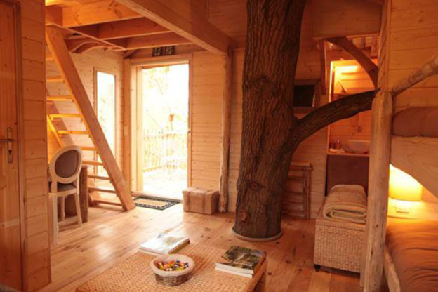 Les cabanes dans les arbles du Moulin