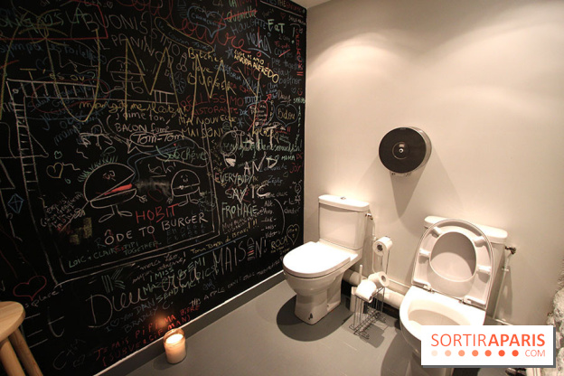 Restaurant à Burgers Maison à Paris, les toilettes double