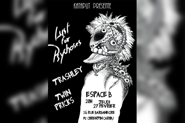 Concert Trashley + Twin Pricks + Lust For Psychoses