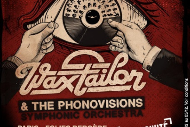 Wax Tailor & The Phonovisions Symphonic Orchestra aux Folies Bergère de Paris en 2014 