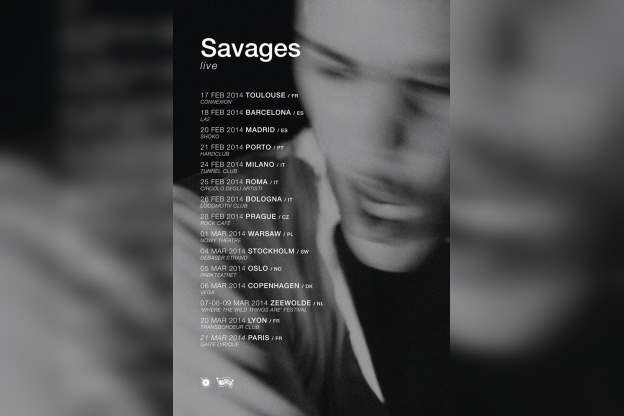 Savages en concert à la Gaîté Lyrique de Paris en 2014
