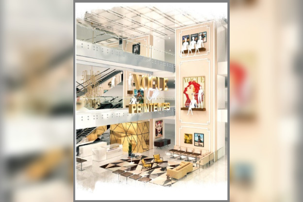 Café éphémère Vogue au Printemps Haussmann