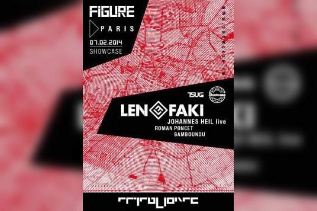 Figure Label Night au Showcase avec Len Faki