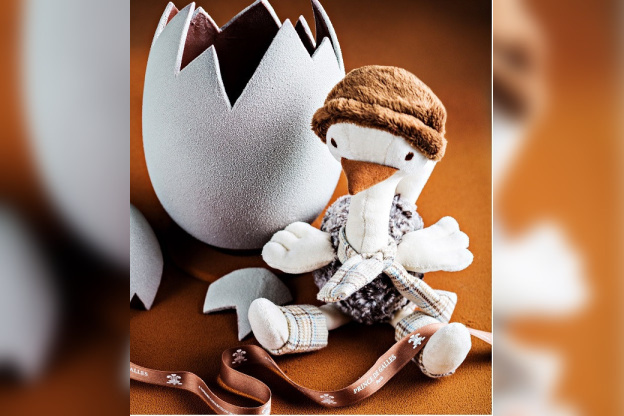 Pâques 2014 : l'oeuf en chocolat de Yann Couvreur au Prince de Galles