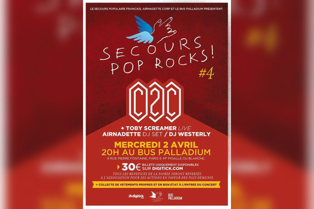 Secours Pop Rocks #4 au Bus Palladium avec C2C