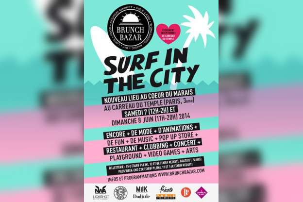 Brunch Bazar au Carreau du Temple : Surf in the City 