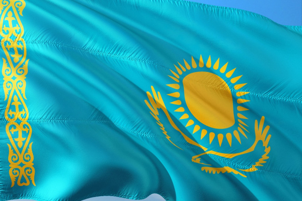 Kazakhstan drapeau