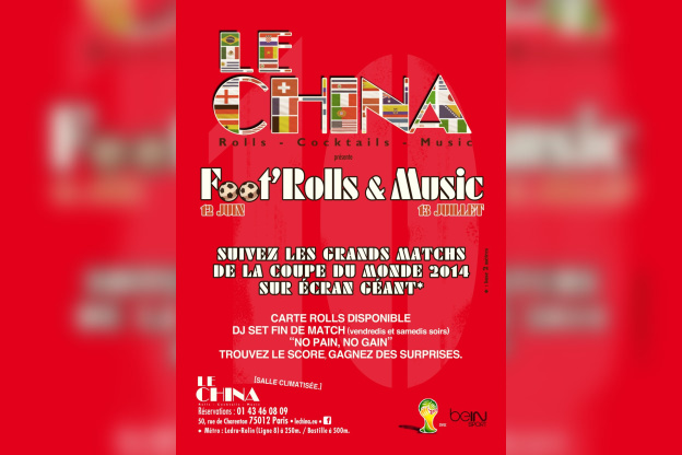 Coupe du monde de foot 2014 au China