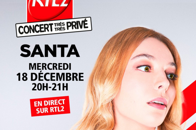 Santa en concert Très Très Privé RTL2 : une soirée pop-rock à ne pas manquer