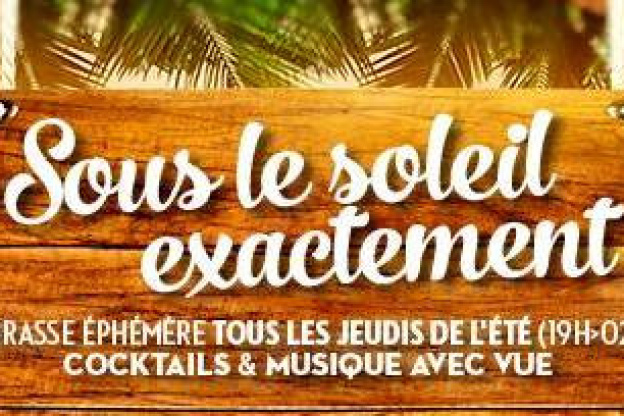 Sous le Soleil Exactement : terrasse éphémère du Concorde Atlantique 